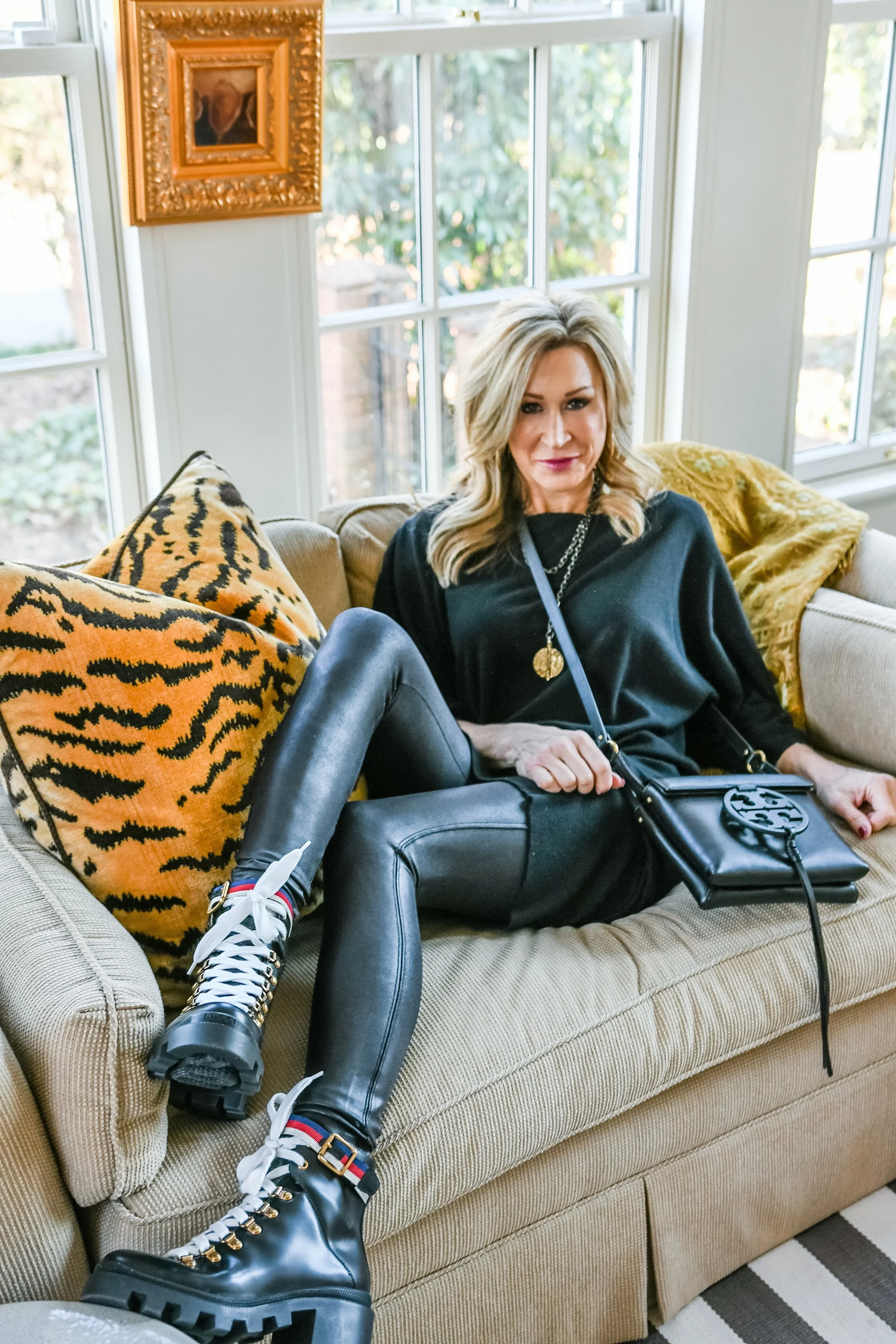 Combat hotsell boots leggings